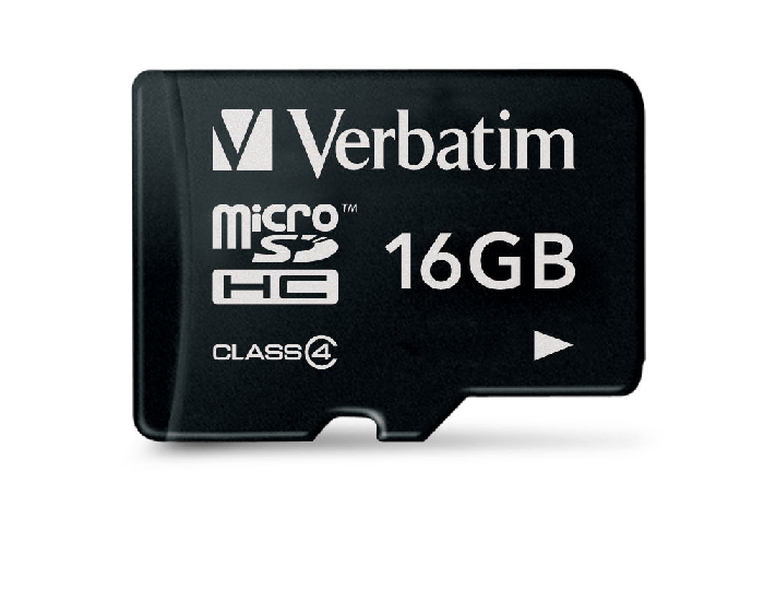 Verbatim 16GB MicroSDHC Class 4 SDHC Card 