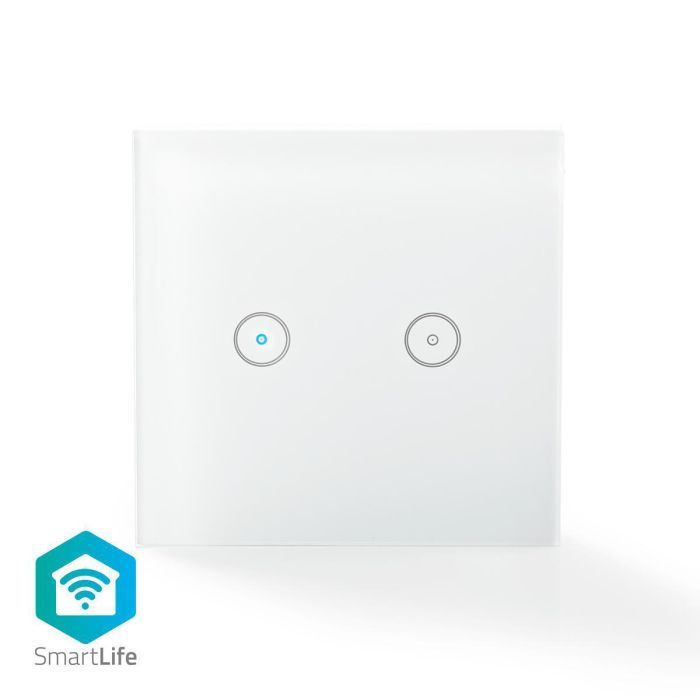 Nedis WIFIWS20WT WiFi Smart Light Switch | Dual