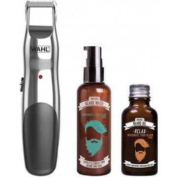 WAHL 9916-803 Cordless Beard Trimmer/Grooming SET