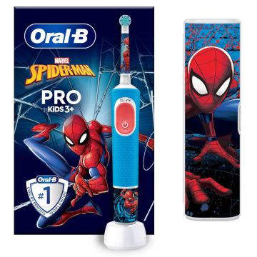 Oral-B Kids Spiderman Vitality Pro Toothbrush + Case