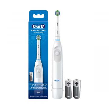 Oral-B White DB5 DB5010 Battery Operated Toothbrush