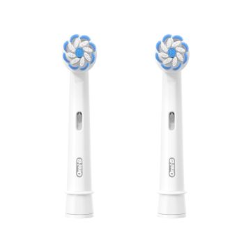 Oral B AEB60X2 Pro Sensitive Clean Electric Toothbrush Heads Pack of 2