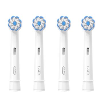 Oral B AEB60X4 Pro Sensitive Clean Electric Toothbrush Heads Pack of 4