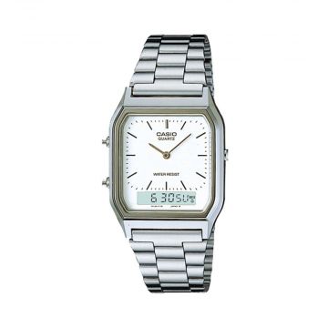 Casio AQ-230A-7DMQYES Mens Classic Combi Watch - Silver