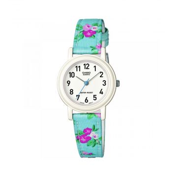 Casio LQ-139LB-2B2ER Childrens Quartz Watch - Floral Strap