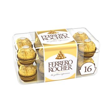 Ferrero Rocher Chocolate Pralines Gift Box of Chocolate 16 Pieces 200g