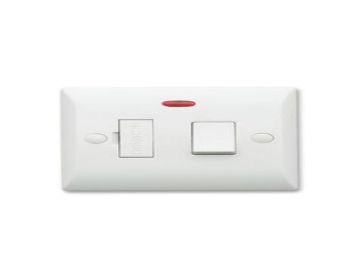 Superswitch SW13S2 13A Switched Connection Unit-Neon