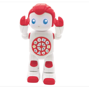 LEXIBOOK ROB15EN Powerman Smart Interactive Learning Toy for Kids - Educational Toy Robot - Red and White