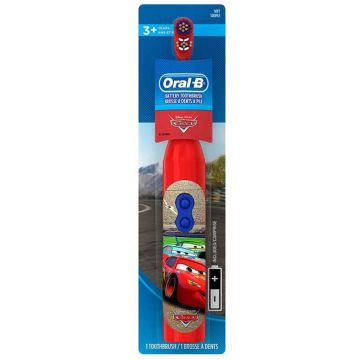 Oral-B 3010 Cars Kids Battery Disposable Power Electric Toothbrush