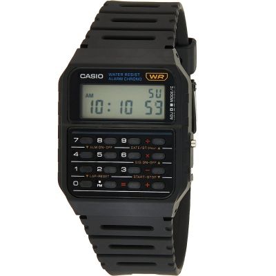 Casio CA-53W-1ER Water Resistant Retro Calculator Watch Resin Strap