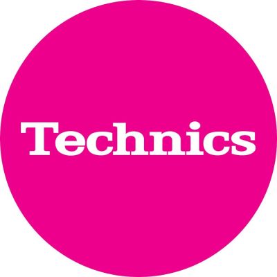 Technics Slipmat 60654 Simple T5:White on Pink