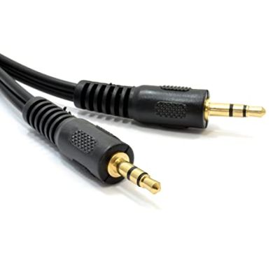 Microconnect 3.5mm Gold Plated 5m AUDLL5 Male-Male Jack Stereo Cable