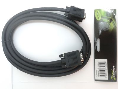 Microconnect MONGG3B SVGA HD15 3m Male-Male Black