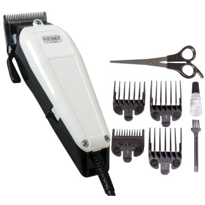 Wahl 9160-800 Performer Dog Animal Shaver Clipper Kit - Steel Blades, 4 x Combs, Scissors