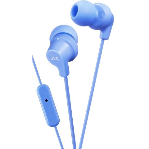  JVC HA-FR15-A-E In-Ear Headphone With Remote Control And Microphone Blue