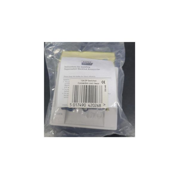 Superswitch SW13S2 13A Switched Connection Unit with Neon Pack of 10 
